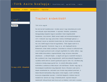 Tablet Screenshot of ani.tothgeza.hu